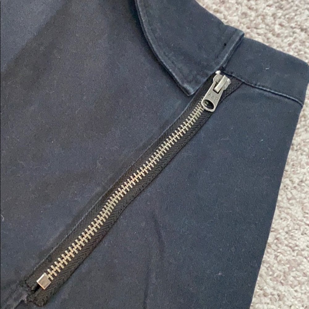 Black cotton skort - Picture 2 of 4